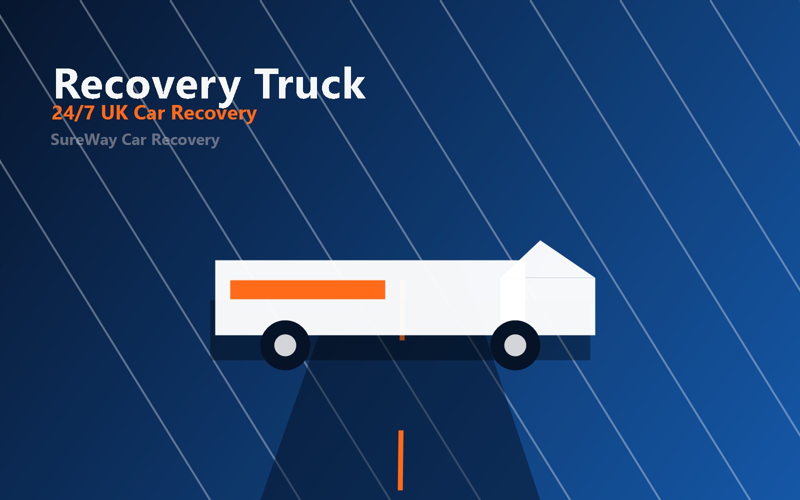 Recovery truck ready for 24/7 car recovery across the UK